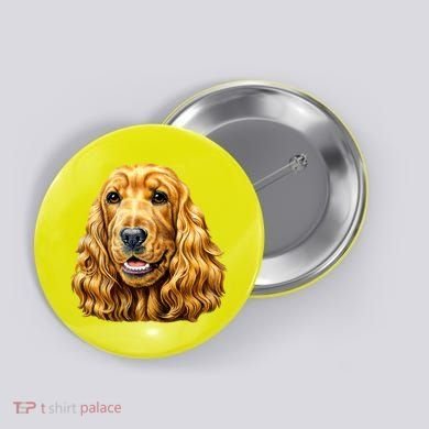 Cocker Spaniel Face Button