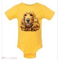 Cocker Spaniel Face Baby Bodysuit thumb 0