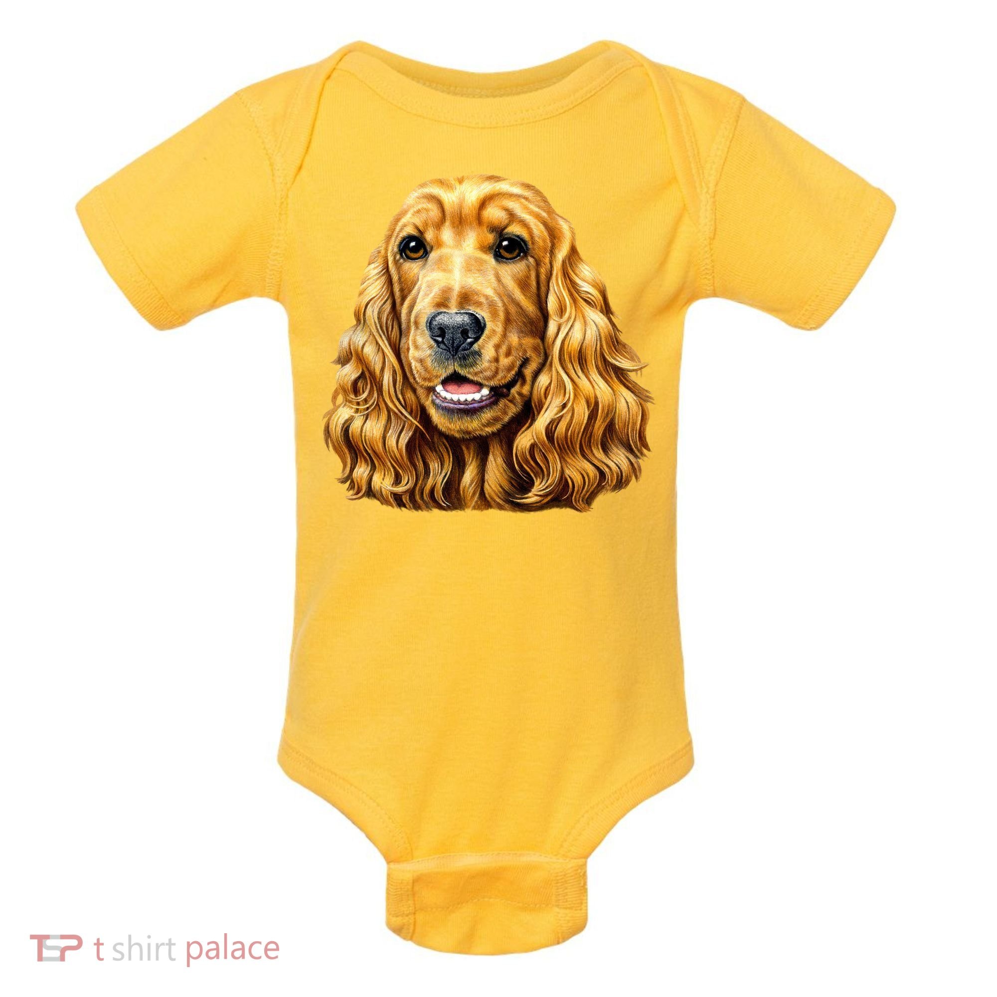 Cocker Spaniel Face Baby Bodysuit