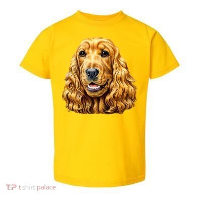 Cocker Spaniel Face Toddler T-Shirt