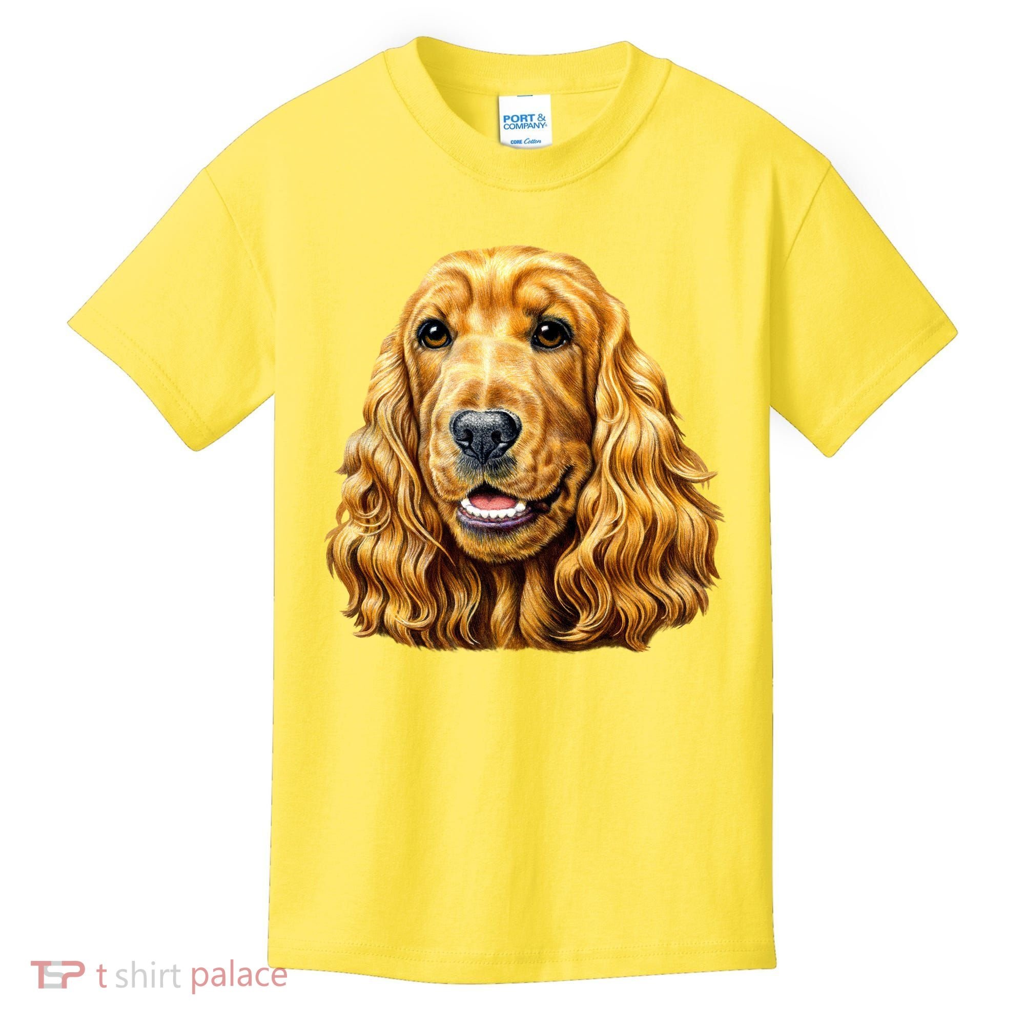 Cocker Spaniel Face Kids T-Shirt