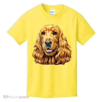 Cocker Spaniel Face Kids T-Shirt