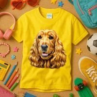 Cocker Spaniel Face Kids T-Shirt thumb 3