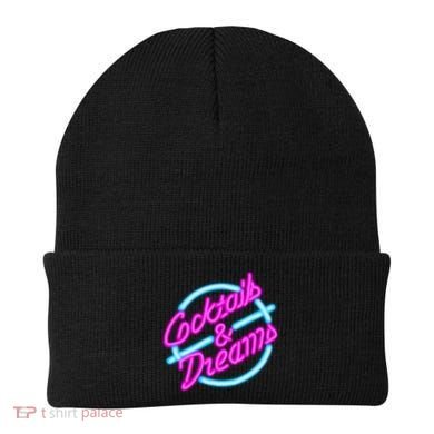 Cocktails And Dreams Retro 80s Beanie