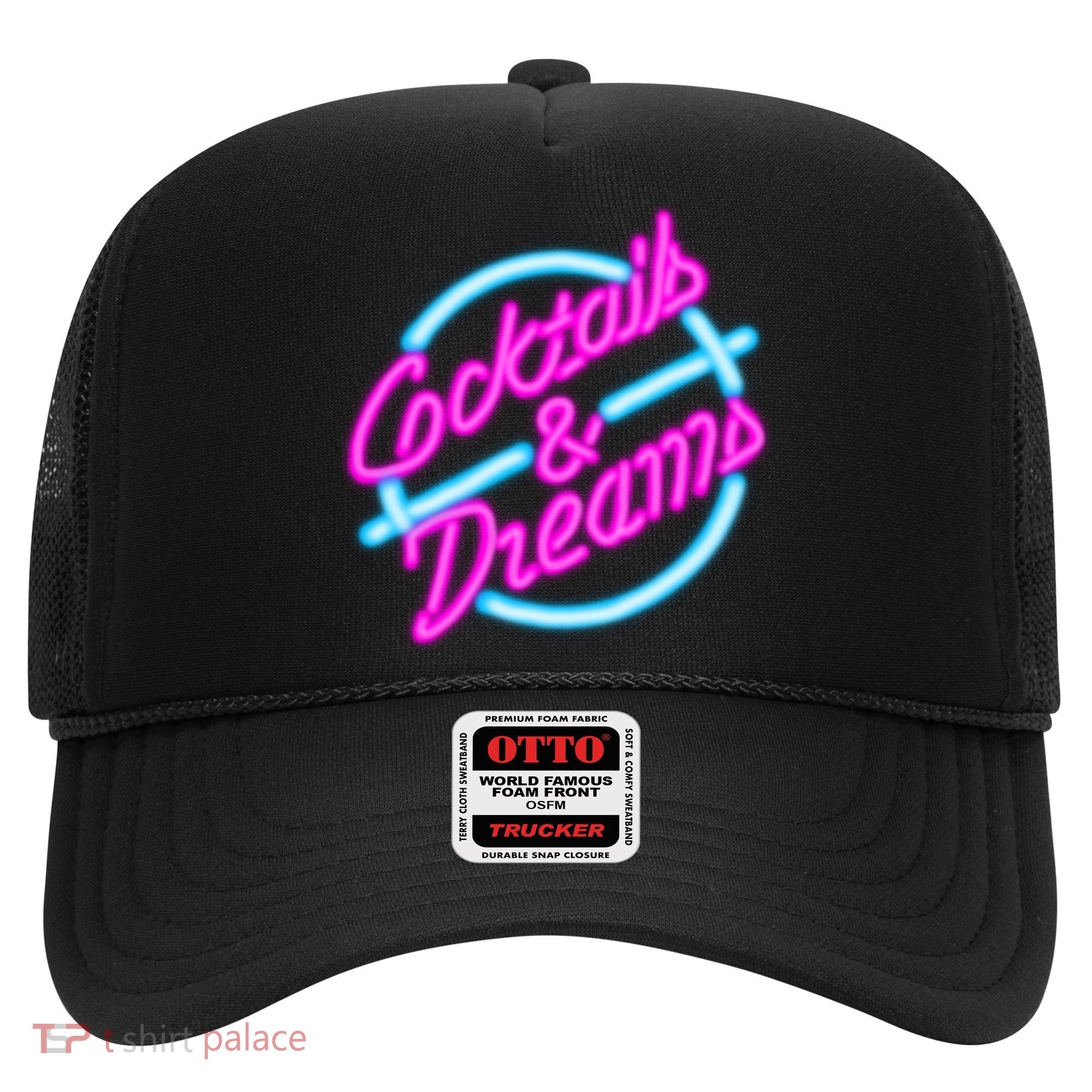 Cocktails And Dreams Retro 80s Hat