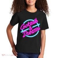 Cocktails And Dreams Retro 80s Kids T-Shirt thumb 2