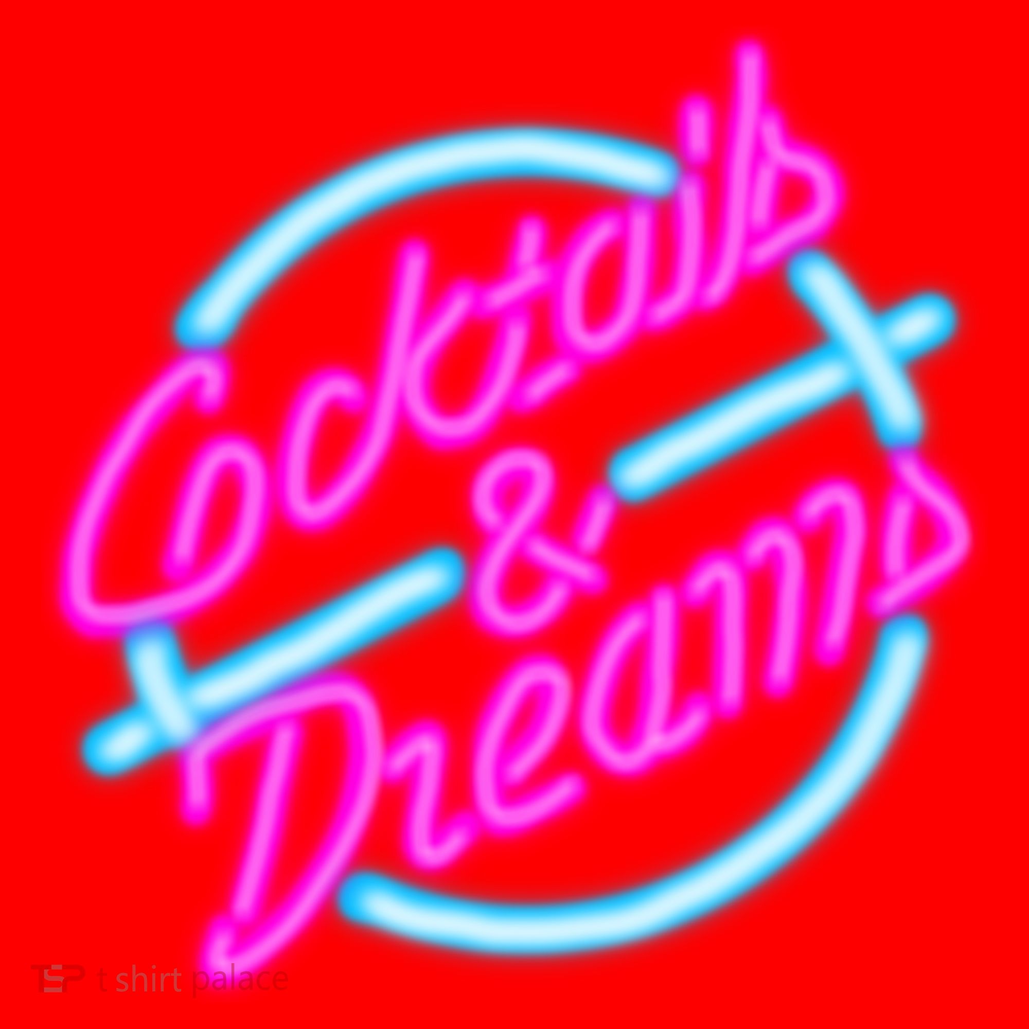 Cocktails And Dreams Retro 80s Santa Hat