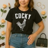 Cocky Rooster Comfort Colors Boxy T-Shirt thumb 2