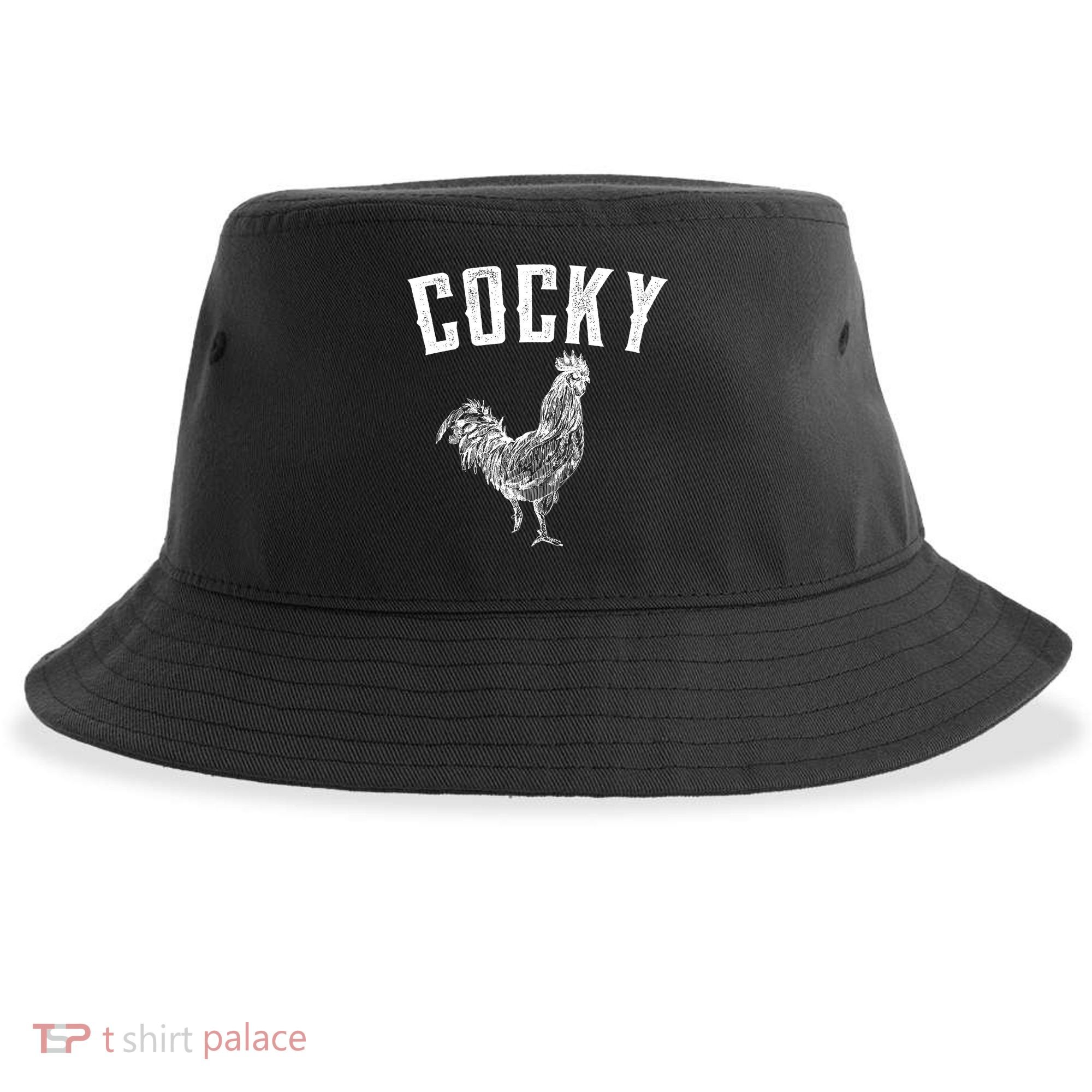 Cocky Rooster Sustainable Bucket Hat