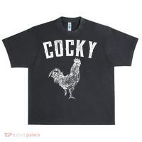 Cocky Rooster Urban Oversized Heavyweight T-Shirt thumb 0