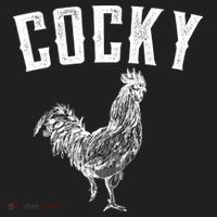 Cocky Rooster Urban Oversized Heavyweight T-Shirt thumb 2
