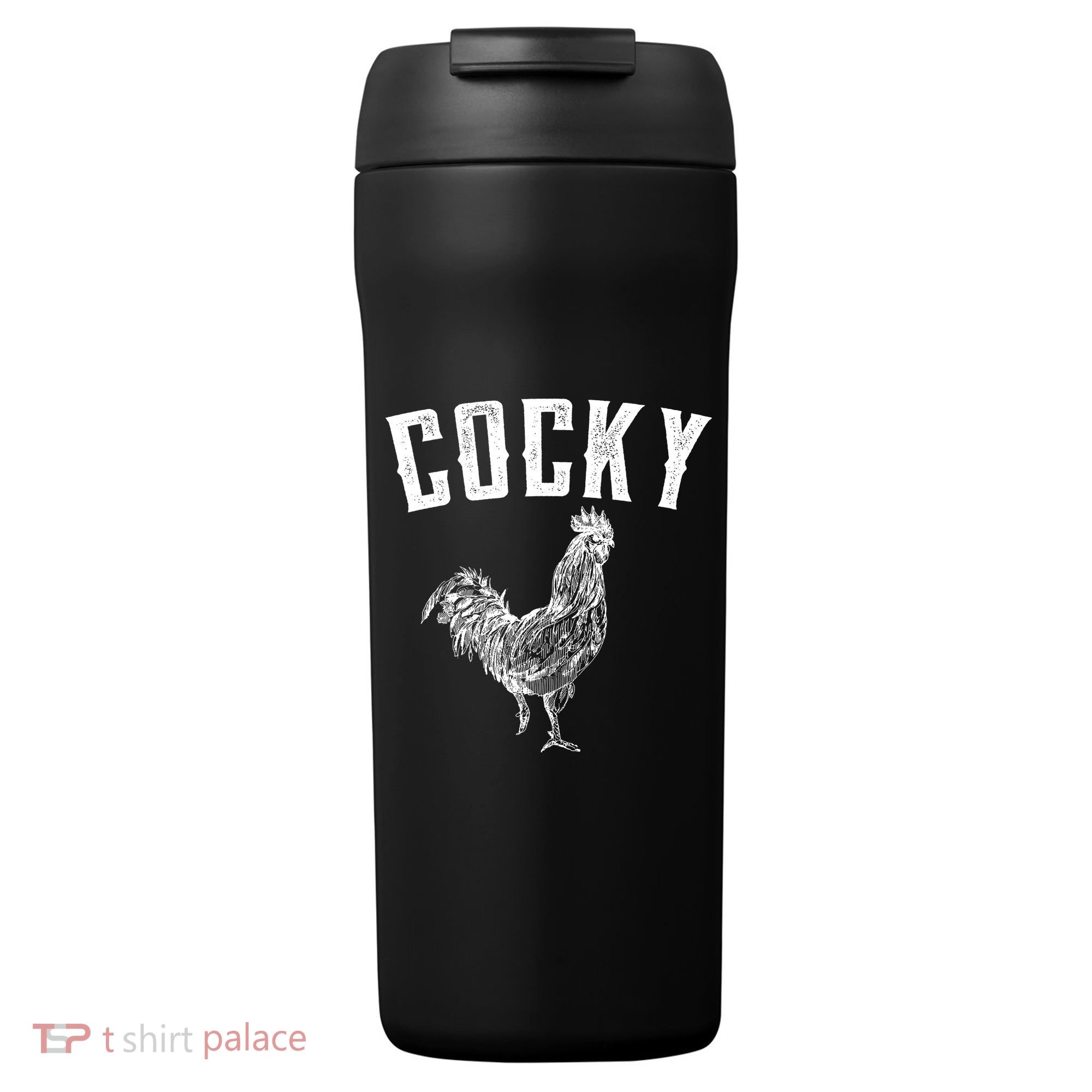 Cocky Rooster 24oz Duet Stainless Steel Tumbler