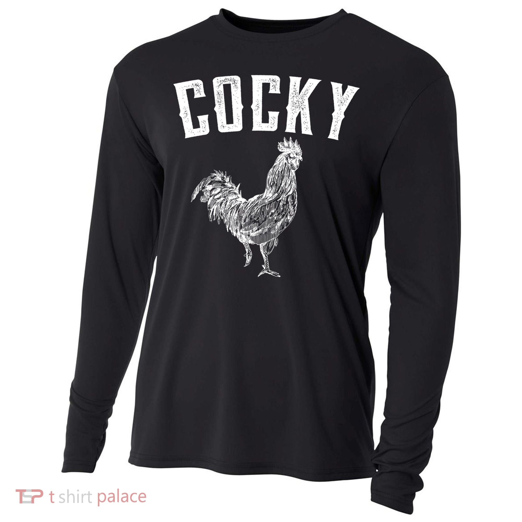 Cocky Rooster Cooling Performance Long Sleeve Crew