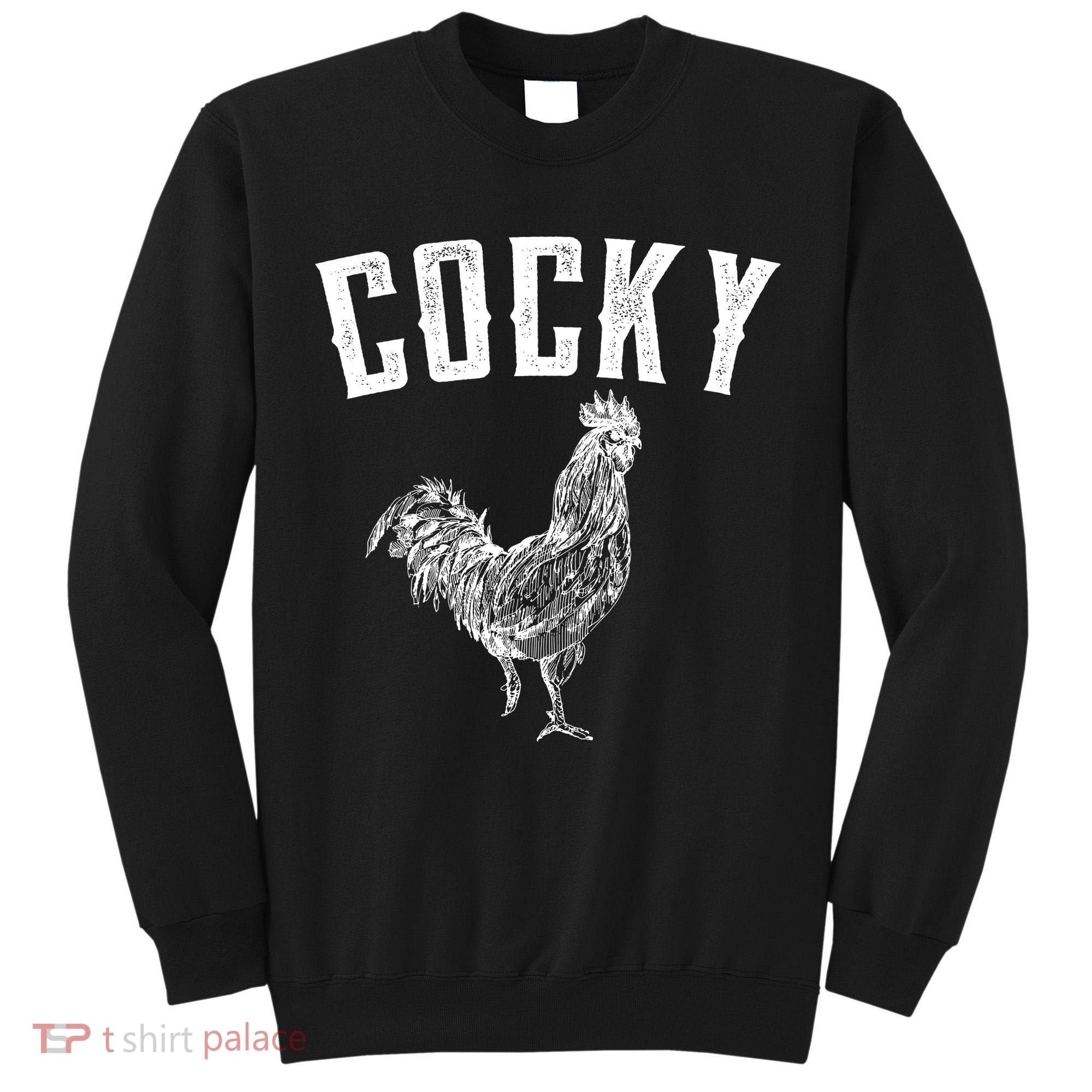 Cocky Rooster Tall Sweatshirt