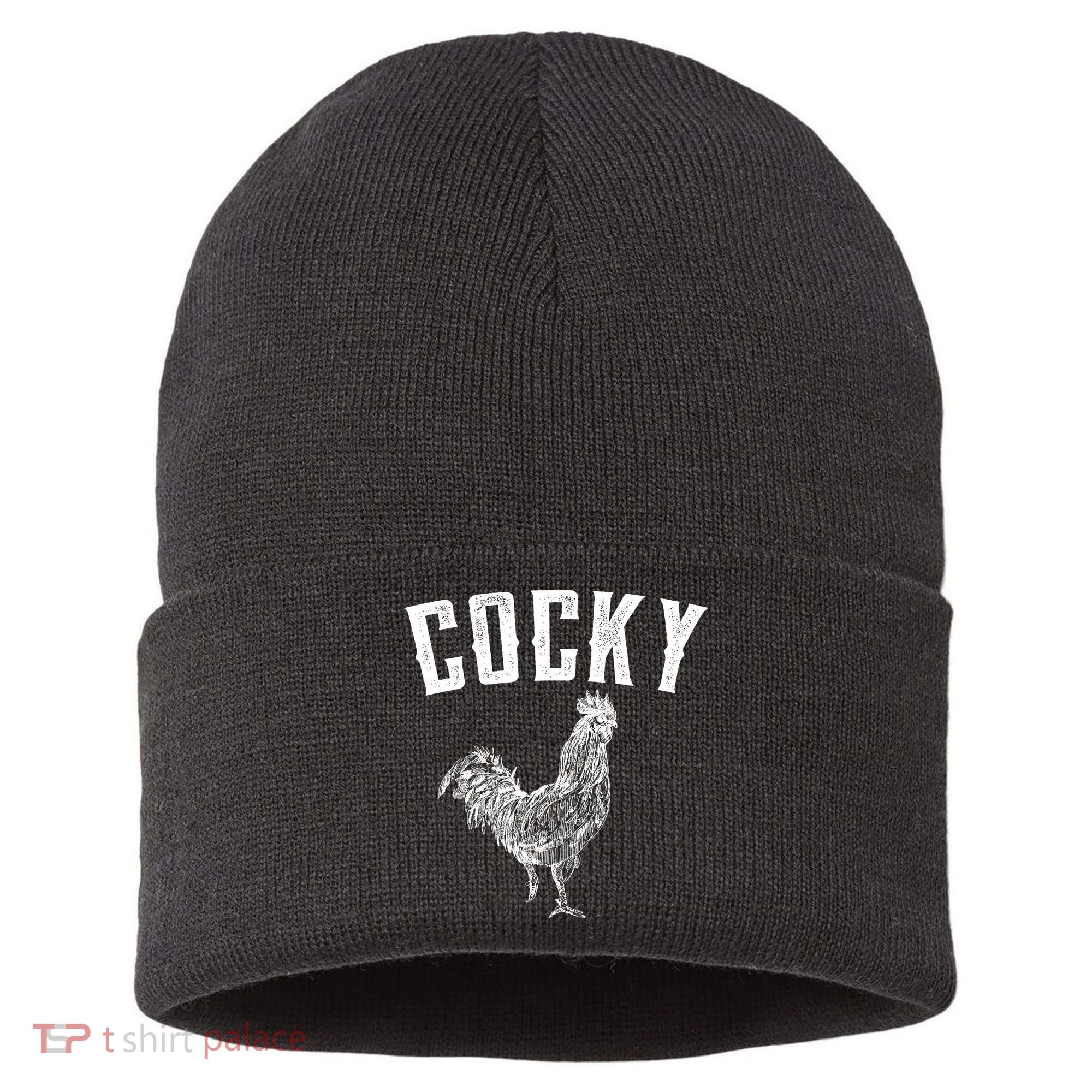 Cocky Rooster Sustainable Knit Beanie