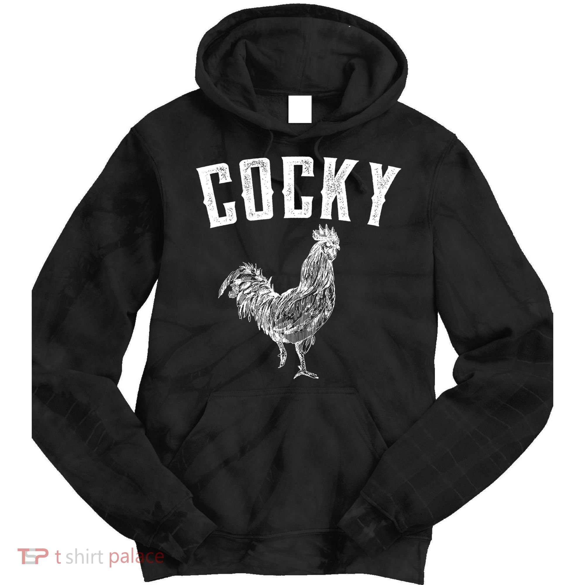 Cocky Rooster Tie Dye Hoodie