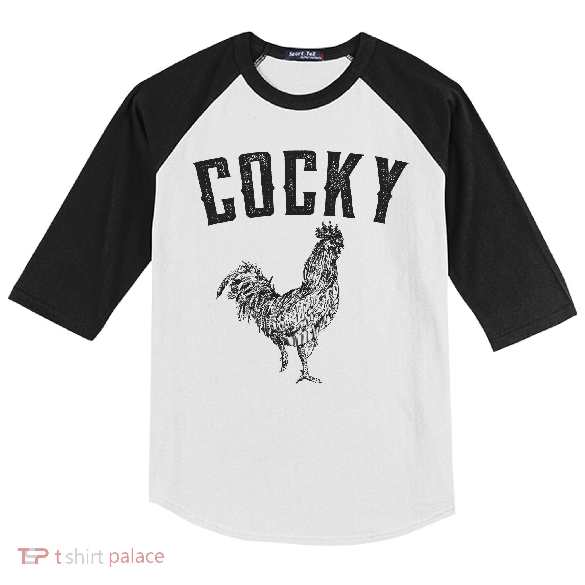 Cocky Rooster Kids Colorblock Raglan Jersey