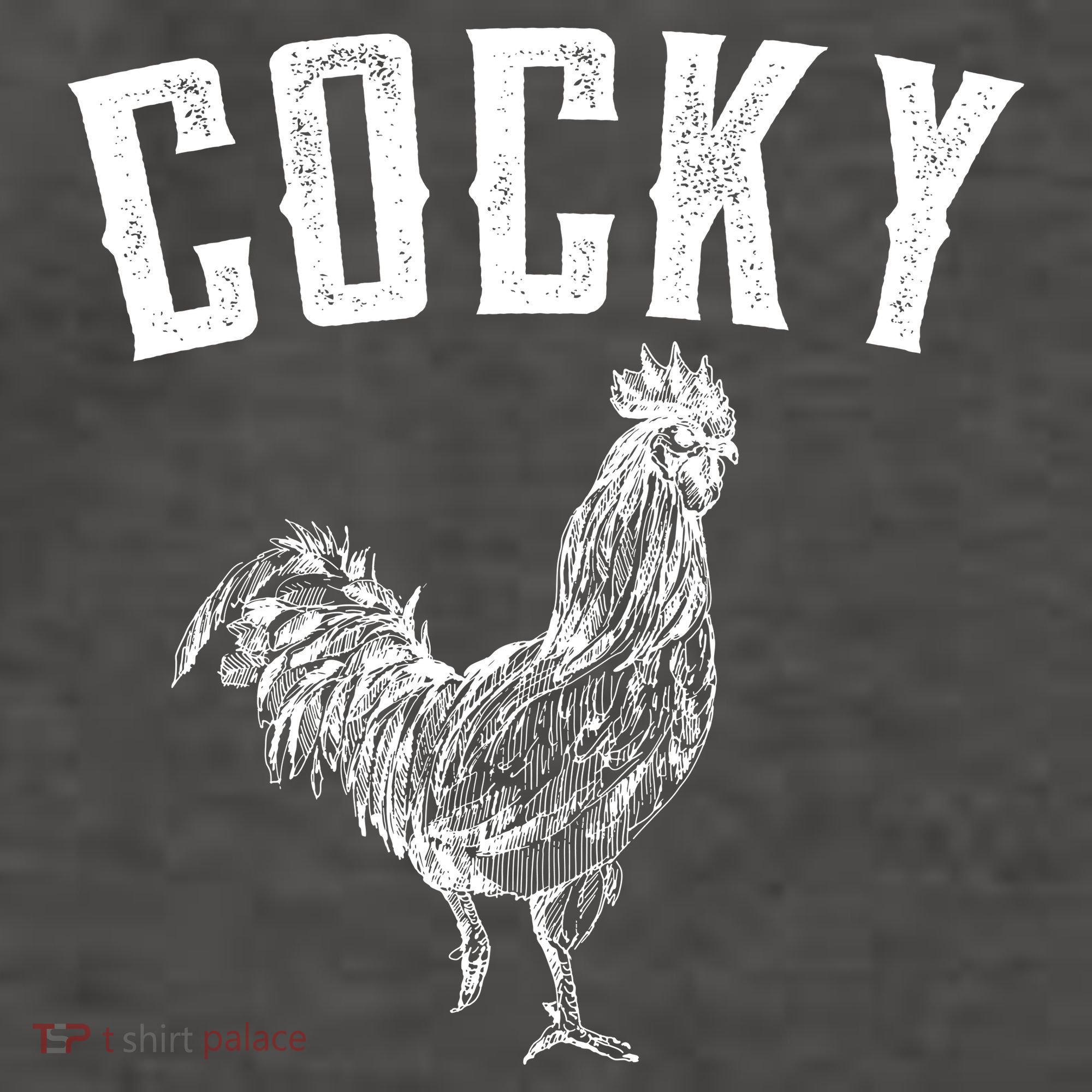 Cocky Rooster Vector Backpack