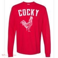 Cocky Rooster Comfort Colors Heavyweight Long Sleeve T-Shirt thumb 0