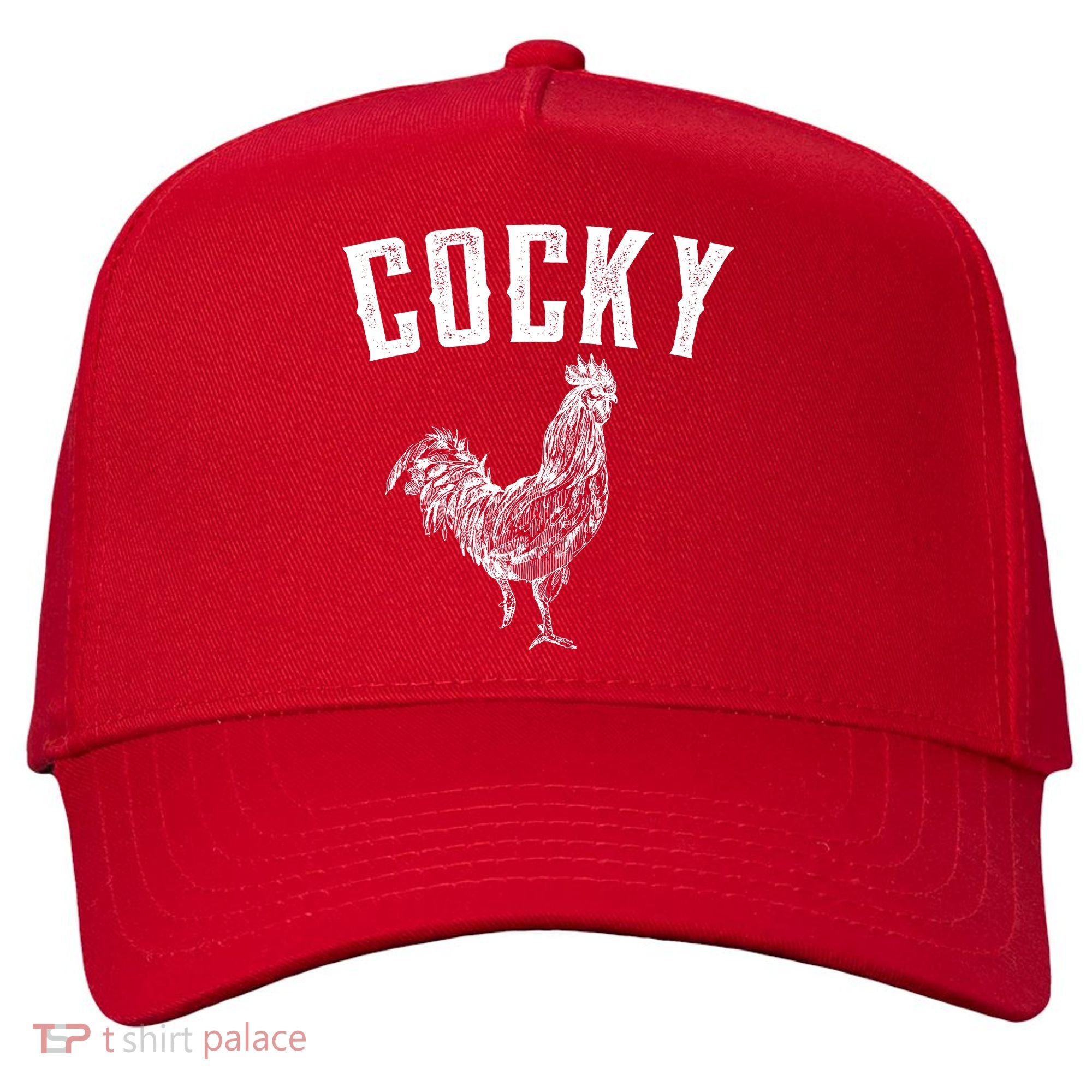 Cocky Rooster Five-Panel Snapback Cap