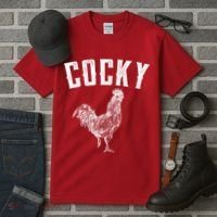 Cocky Rooster Tall T-Shirt thumb 3