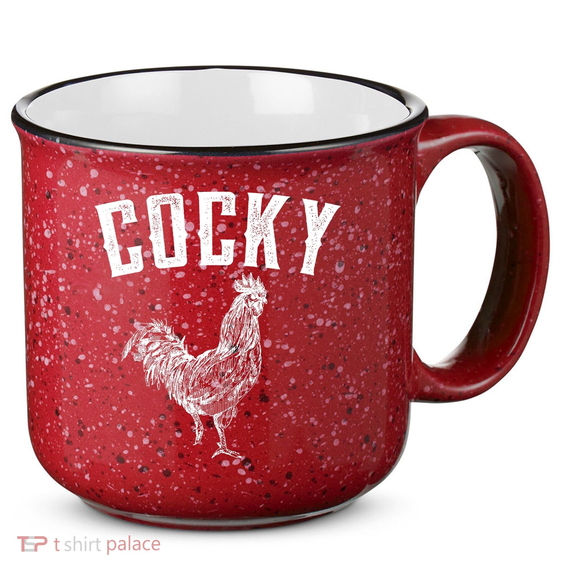 Cocky Rooster 15oz Campfire Ceramic Mug