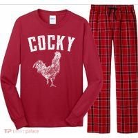 Cocky Rooster Long Sleeve Pajama Set thumb 0