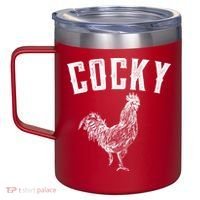 Cocky Rooster 12oz Stainless Steel Coffee Mug thumb 2