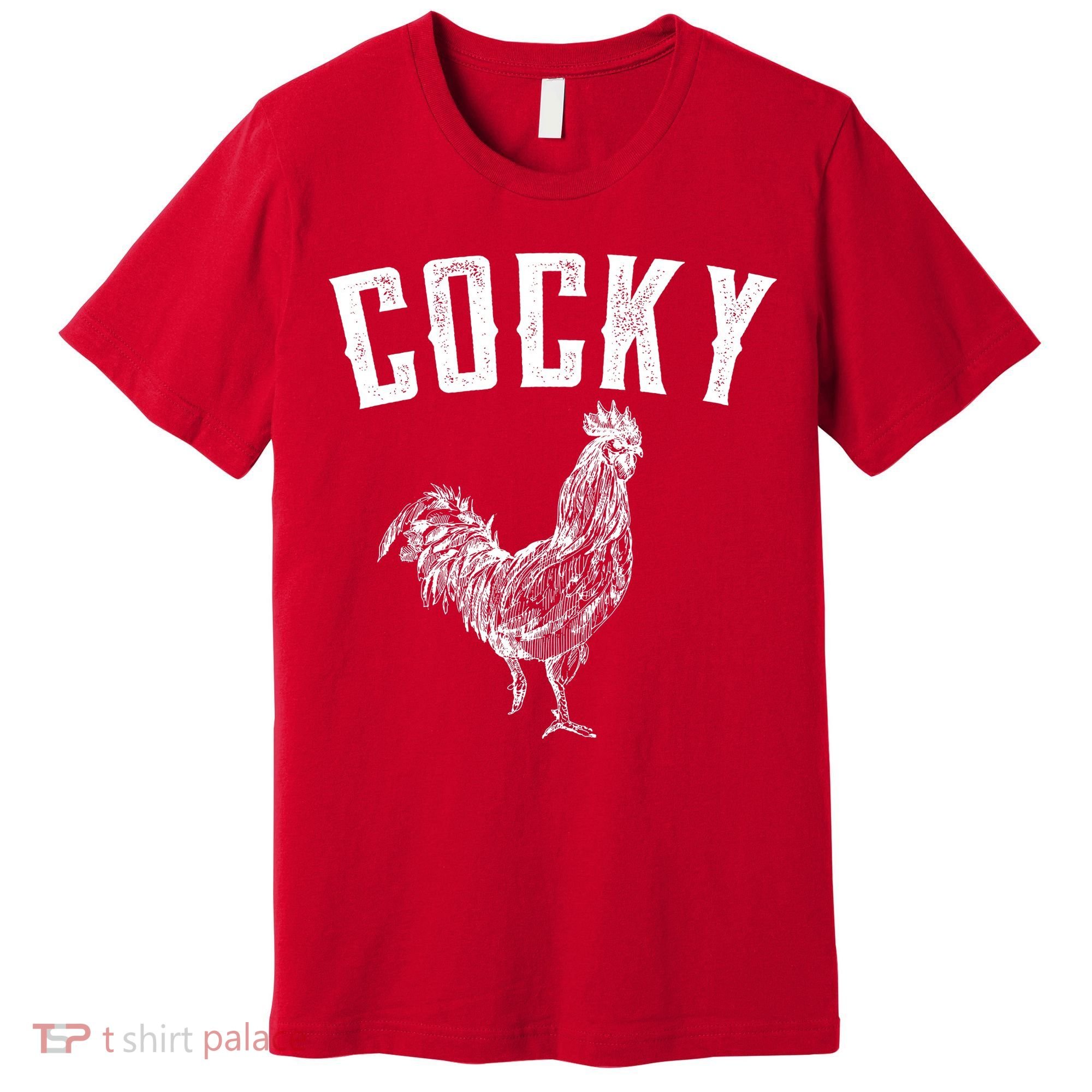 Cocky Rooster Premium T-Shirt
