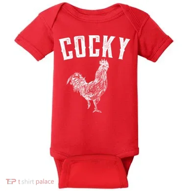 Cocky Rooster Baby Bodysuit