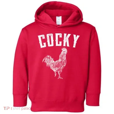 Cocky Rooster Toddler Hoodie