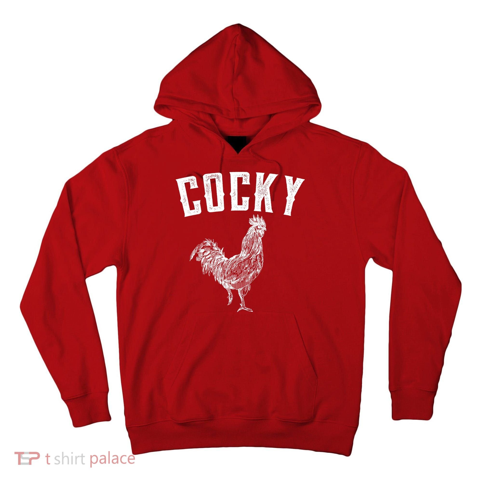 Cocky Rooster Tall Hoodie