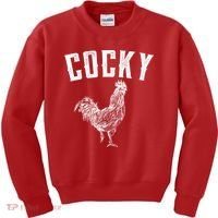 Cocky Rooster Kids Sweatshirt thumb 0