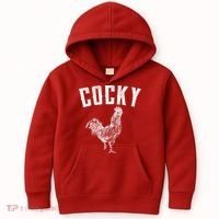 Cocky Rooster Kids Hoodie thumb 0