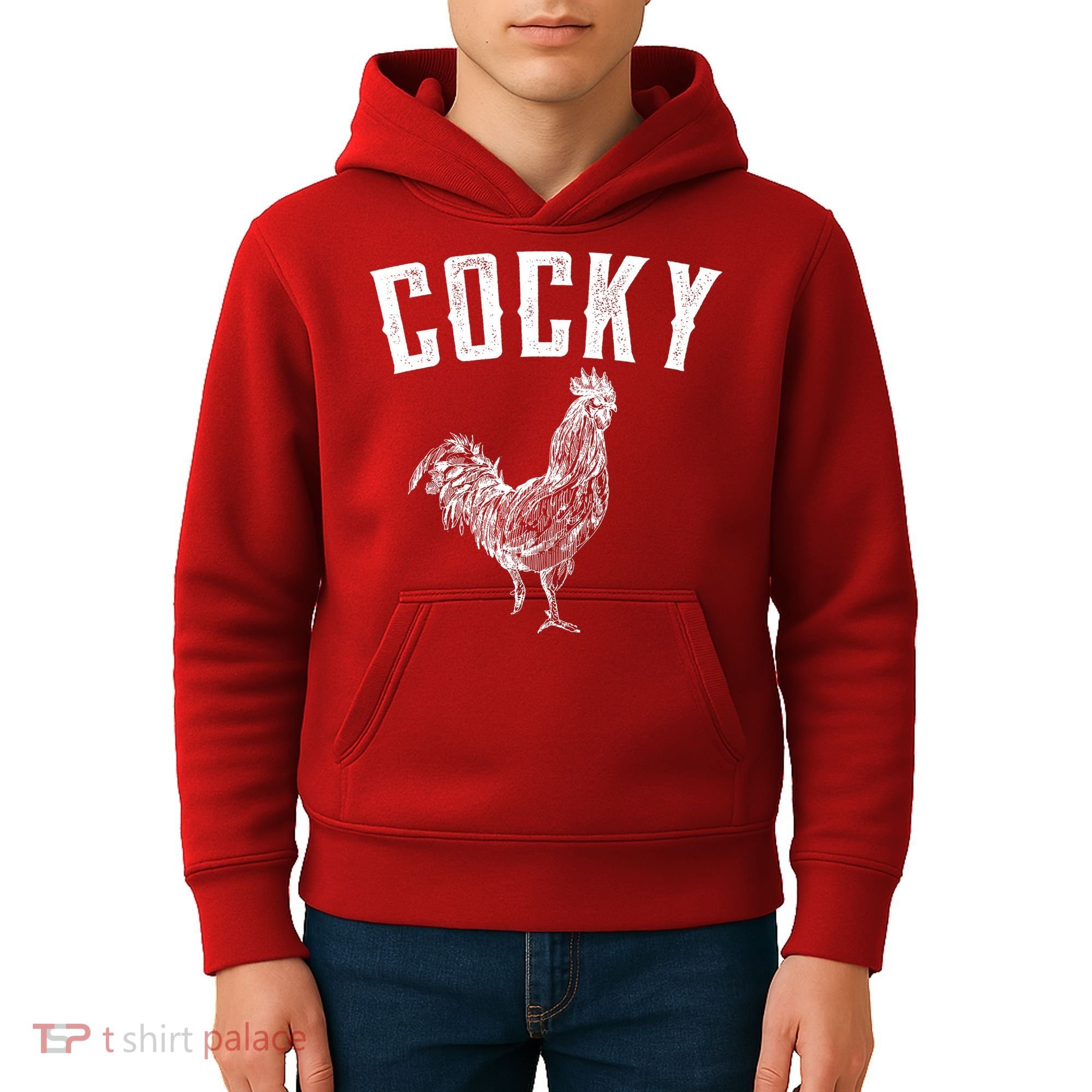 Cocky Rooster Kids Hoodie