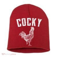 Cocky Rooster Short Acrylic Beanie thumb 0