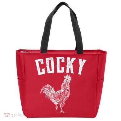 Cocky Rooster Tote Bag