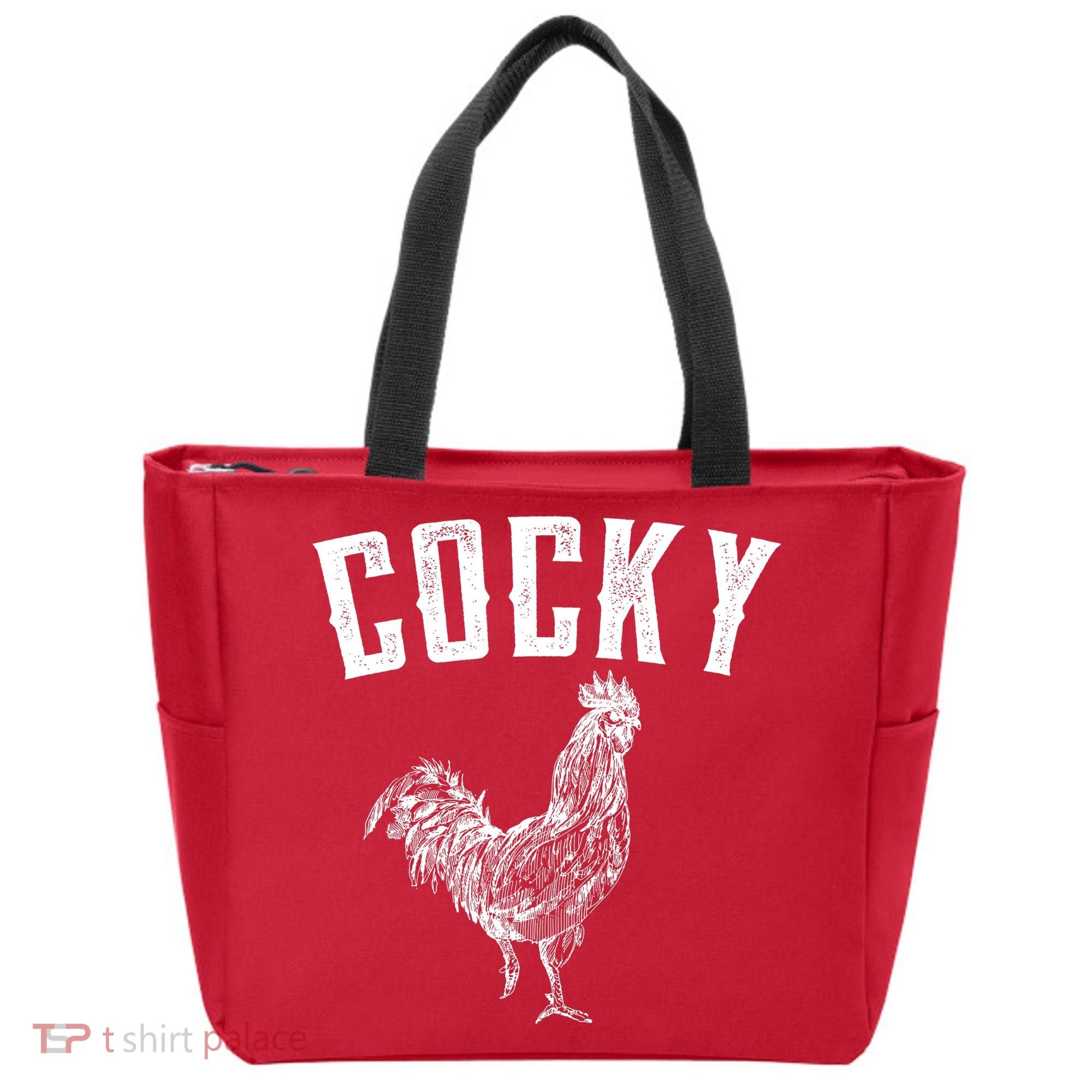 Cocky Rooster Tote Bag