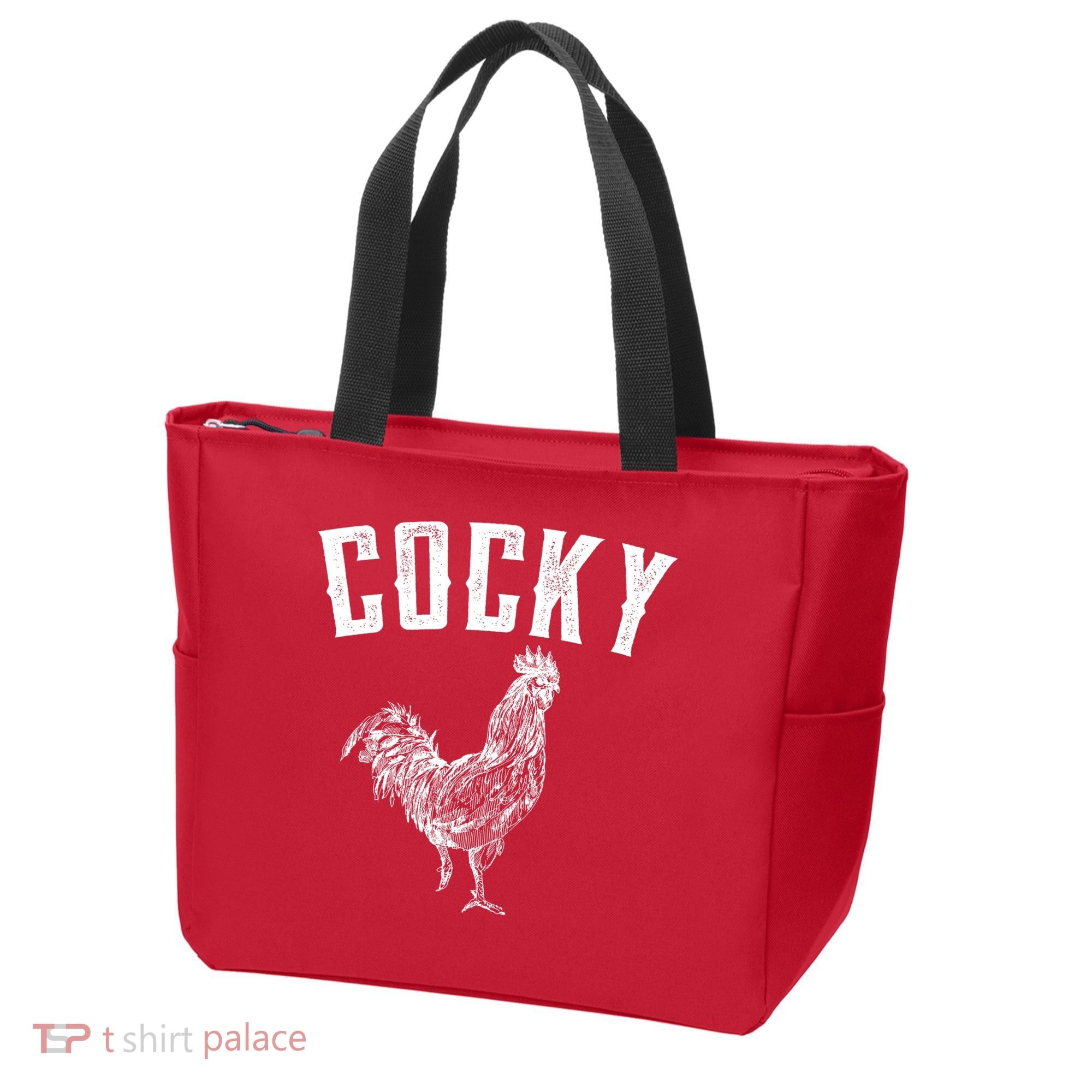 Cocky Rooster Tote Bag