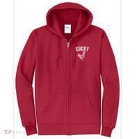 Cocky Rooster Full Zip Hoodie thumb 0