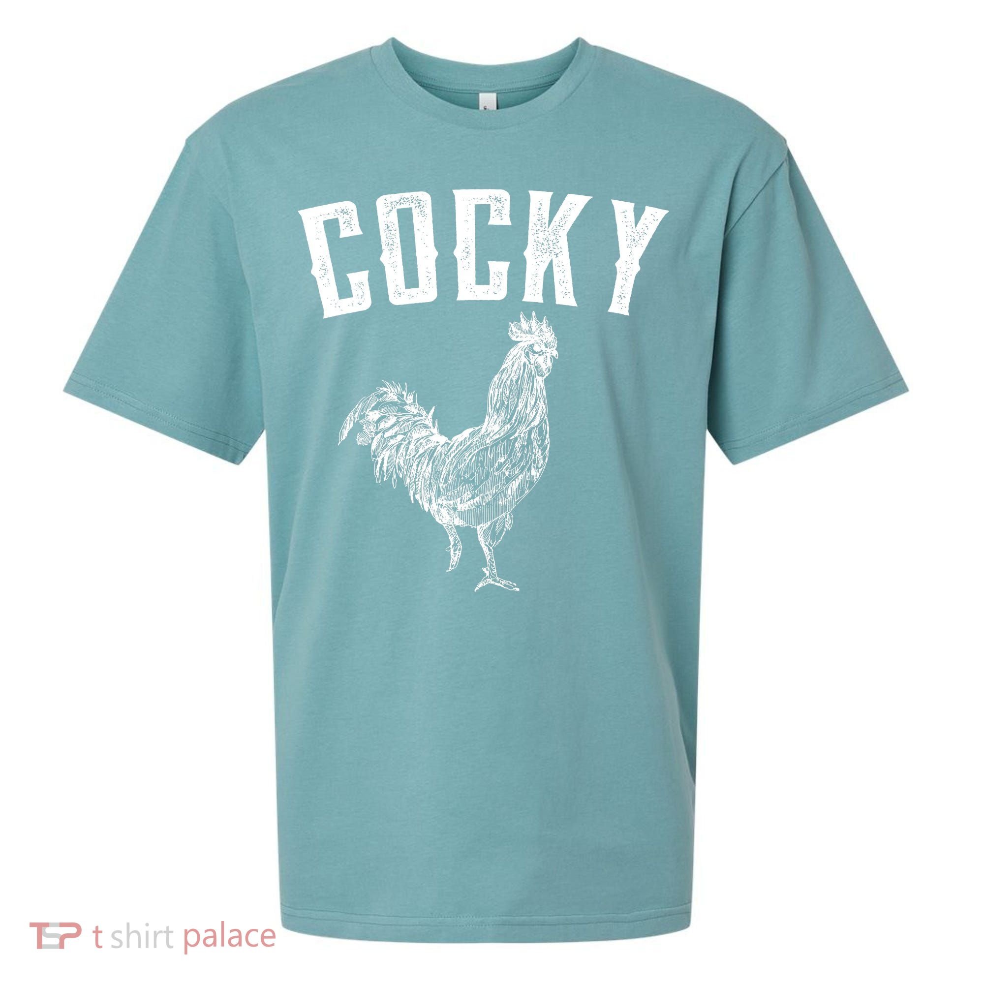 Cocky Rooster Sueded Cloud Jersey T-Shirt