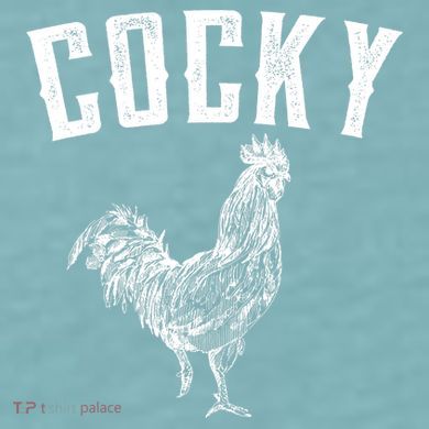 Cocky Rooster Sueded Cloud Jersey T-Shirt