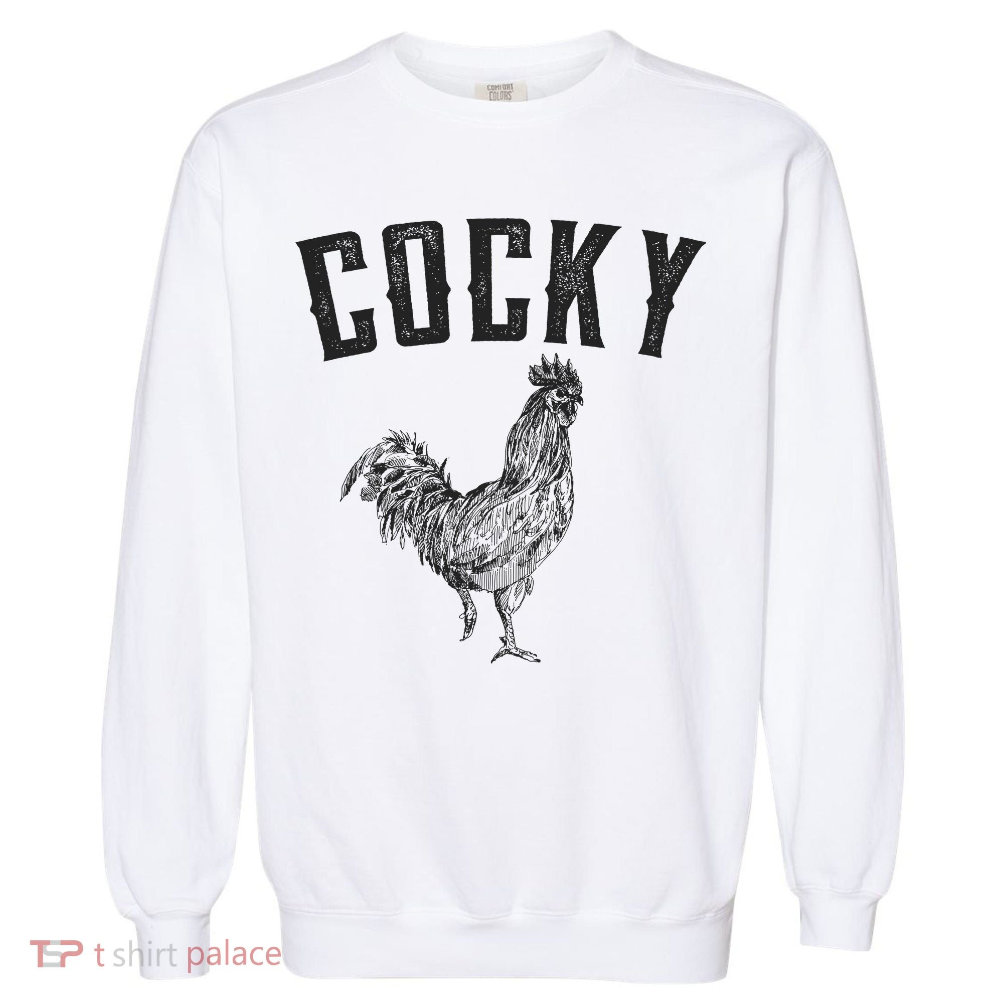 Cocky Rooster Garment-Dyed Sweatshirt