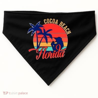 Cocoa Beach USA-Made Doggie Bandana