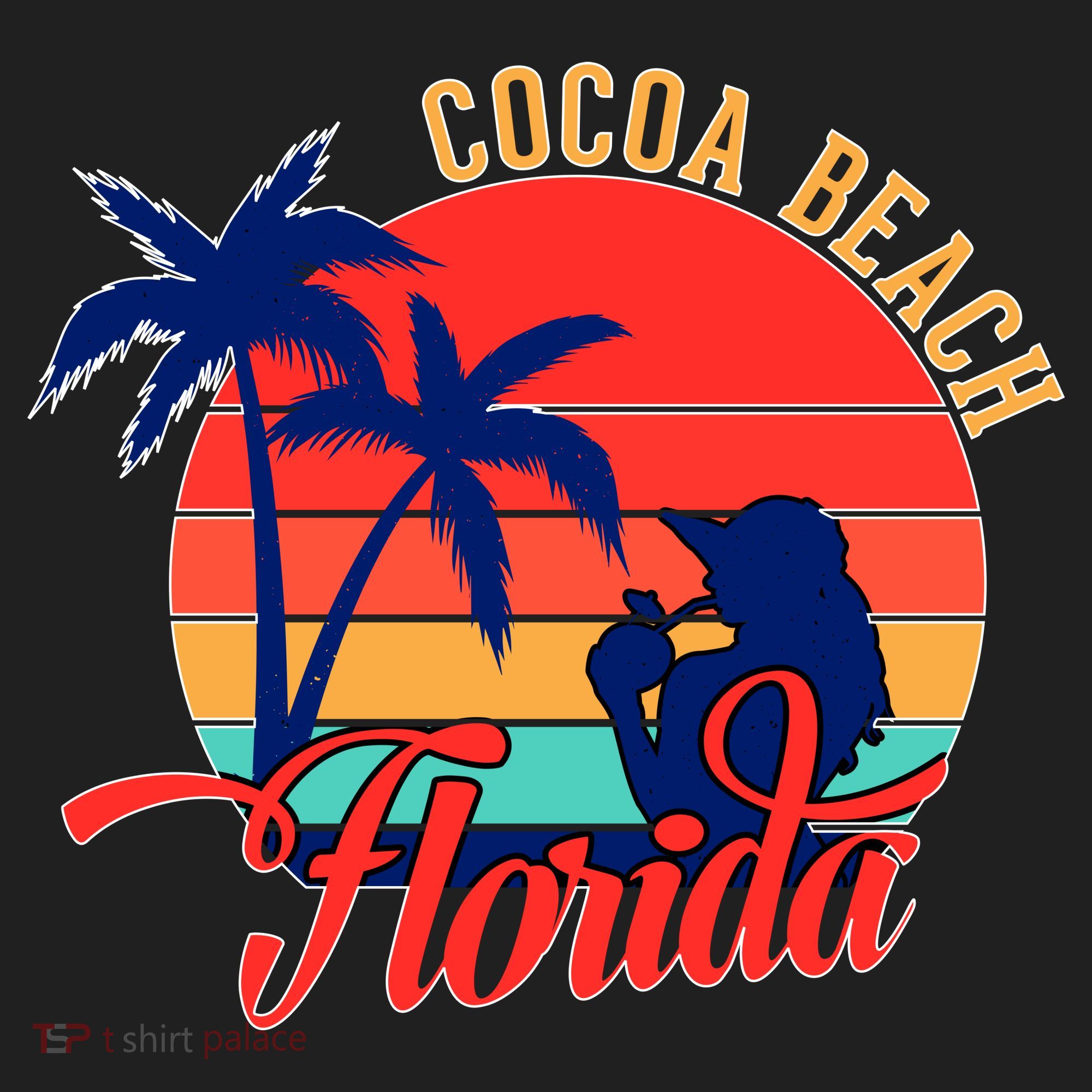 Cocoa Beach Golf Towel
