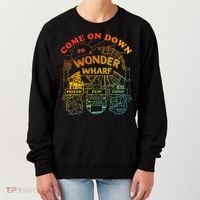 Come On Down To Wonder Wharf Prizes Fun Queezy Queen Food Women's Sweatshirt thumb 0