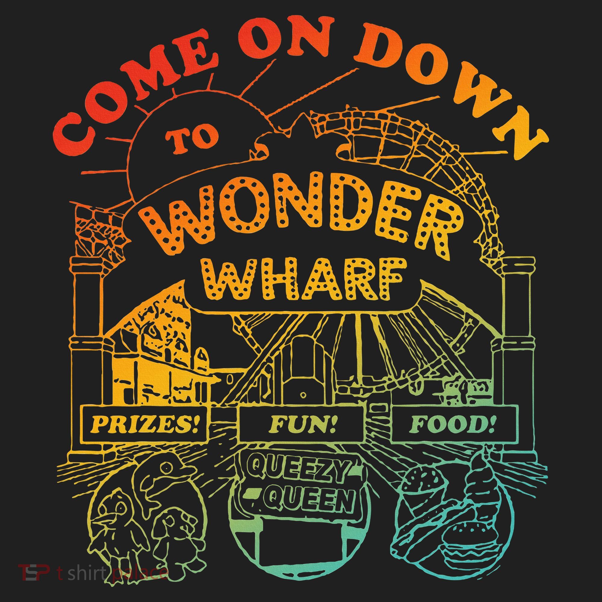 Come On Down To Wonder Wharf Prizes Fun Queezy Queen Food Beanie