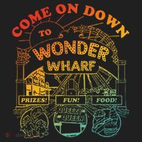 Come On Down To Wonder Wharf Prizes Fun Queezy Queen Food Golf Towel thumb 3
