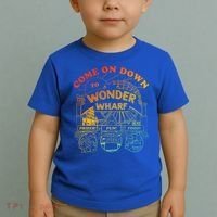 Come On Down To Wonder Wharf Prizes Fun Queezy Queen Food Toddler T-Shirt thumb 2