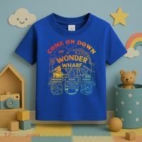 Come On Down To Wonder Wharf Prizes Fun Queezy Queen Food Toddler T-Shirt thumb 3